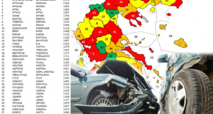 Αιτωλοακαρνανία: Ο δεύτερος νομός σε τροχαία μεγαλύτερης μέσης ζημιάς