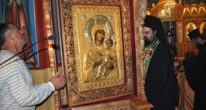 Αντίρριο: Ενθρόνιση της Εικόνας της Παναγίας της Βηματάρισσας