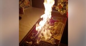 Ιερέας έβαλε… φωτιά στην Αγία Τράπεζα για το Δεύτε Λάβετε…