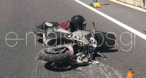 Τροχαίο ατύχημα με μοτοσικλέτα και τραυματίες στην Ιόνια Οδό