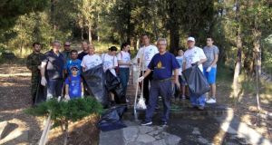 Αγρίνιο: Περίπατος καθαριότητας στο δασύλλιο του Αγίου Χριστοφόρου (Φωτογραφίες)