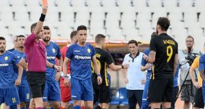 Τέλος πρώτου ημιχρόνου: Α.Ε.Κ. (1-0) Παναιτωλικός