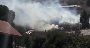 Άγιος Νικόλαος Βόνιτσας: Πυρκαγιά ξέσπασε δίπλα σε σπίτια (Φωτό)
