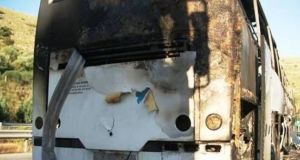 Μεσολόγγι: Παραλίγο να πάρει φωτιά λεωφορείο της ΕΛ.ΑΣ. στην Ιόνια…