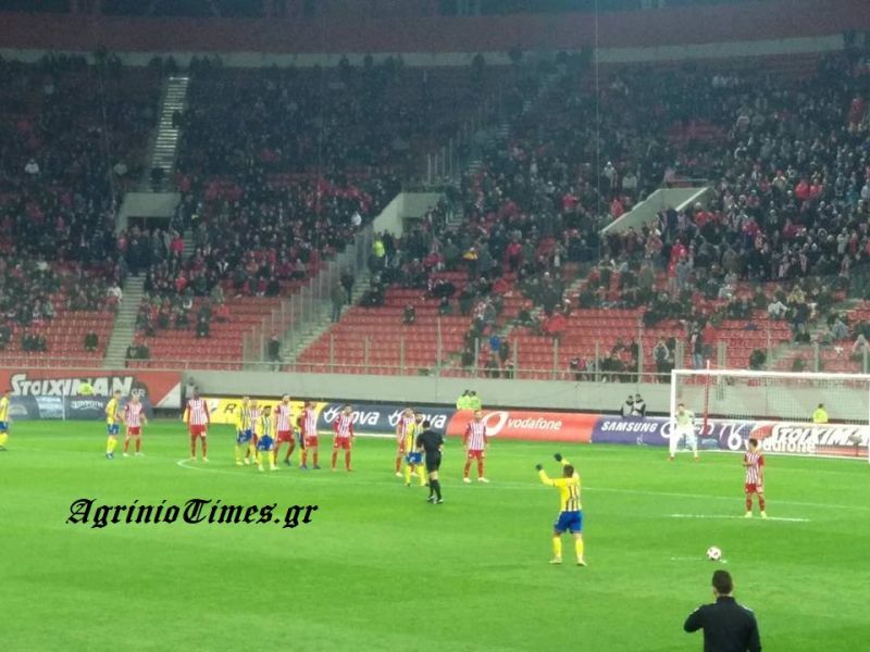 faoul georgios karaiskakis olumpiakos pan