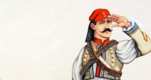 Έκθεση πινάκων για την ευζωνική στολή στο Μεσολόγγι