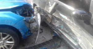 Αγρίνιο: Τροχαίο ατύχημα στη συμβολή των οδών Αναστασιάδη και Βότση