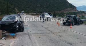 Τροχαίο δυστύχημα στην εθνική οδό Ναυπάκτου – Ιτέας – Μία…
