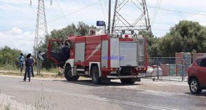 Αγρίνιο: Φωτιά ξέσπασε σε όχημα λίγο πριν την είσοδο της Παραβόλας (Φωτό)