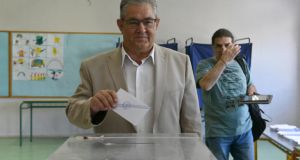 Εκλογές 2019: Στο Χαϊδάρι ψήφισε ο Δημήτρης Κουτσούμπας (Βίντεο)