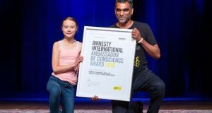 Βραβείο στη 16χρονη ακτιβίστρια Γκρέτα Τούνμπεργκ από τη Διεθνή Αμνηστία