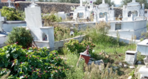 «Πνιγμένο» στα χόρτα το νεκροταφείο στον Προδρόμου Ξηρομέρου