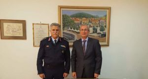 Θέρμο: Επίσκεψη του Αστυνομικού Περιφερειακού Διευθυντή Υποστράτηγου κ. Ν. Σπανουδάκης