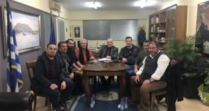Συνάντηση του Δημάρχου Κώστα Λύρου με το Σύλλογο Πανηγυριστών «Ο Άη…