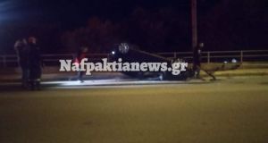Ναύπακτος: Σοβαρό τροχαίο ατύχημα στην περιοχή ΣΚΑ (Βίντεο)