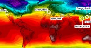 Κορωνοϊός και κλίμα: Αυτή είναι η οριζόντια «γραμμή του θανάτου»…