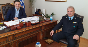 Συνάντηση Δημάρχου Αγρινίου με το νέο Αστυνομικό Διευθυντή Ακαρνανίας