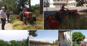Εργασίες καθαρισμού των Σχολείων στα Καλύβια Αγρινίου