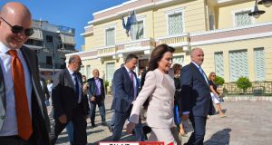 Στο Μεσολόγγι η Πρόεδρος της Επιτροπής «Ελλάδα 2021» Γιάννα Αγγελοπούλου…