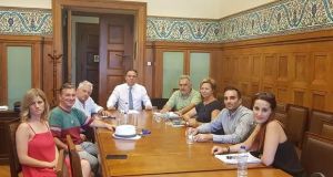 Συνάντηση Κωνσταντόπουλου με τον Πανελλήνιο Σύλλογο Υπαλλήλων Αθλητικών Σωματείων