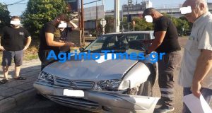 Αγρίνιο: Σύγκρουση οχημάτων στον κόμβο του Αγίου Δημητρίου (Photos)