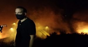 Μάχη πυροσβεστών της Αιτωλοακαρνανίας στη μεγάλη φωτιά της Πάτρας (Photos)