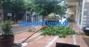 Αγρίνιο: Ο «Ιανός» δείχνει τα δόντια του (Photos)