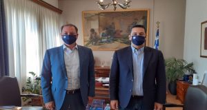 Δημαρχείο Αγρινίου: Συνάντηση Γιώργου Παπαναστασίου – Σπήλιου Λιβανού