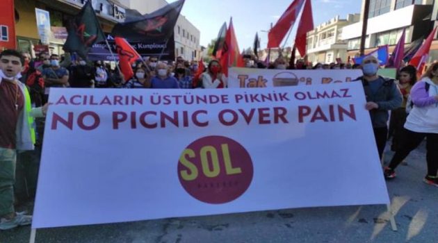Διαμαρτυρίες Τουρκοκυπρίων για το πικνικ στην Αμμόχωστο (Photos)