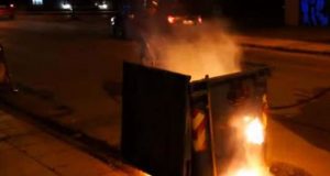 Αγρίνιο: Μια ακόμη φωτιά σε κάδο απορριμμάτων