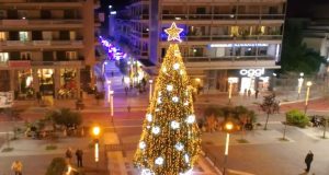 Άναμμα Χριστουγεννιάτικου δέντρου: Το βίντεο του Δήμου Αγρινίου