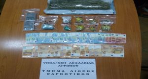 Αγρίνιο: Δύο συλλήψεις για κατοχή και διακίνηση κοκαΐνης