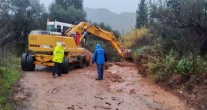 Ναυπακτία: Επί ποδός ο μηχανισμός του Δήμου (Photos)