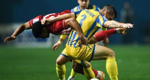 SL1 – Τέλος πρώτου ημιχρόνου: Ολυμπιακός (2-0) Παναιτωλικός