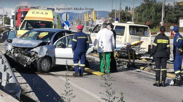 Αγρίνιο: Σοβαρό τροχαίο ατύχημα έξω από το Νοσοκομείο (Photos)