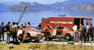 Σπάνια έγχρωμη φωτογραφία: Η «Porsche» στα «Κρεμαστά», το 1969