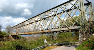Η Γέφυρα του Δίμηκου του τρένου στο σταθμό του Αγγελοκάστρου…