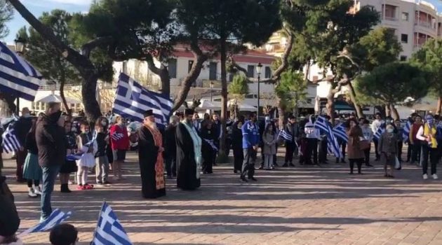 Πάτρα: Tρισάγιο στα Ψηλά Αλώνια – Μηχανοκίνητη πορεία με Ελληνικές Σημαίες (Video – Photos)