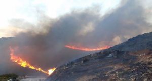 Άνδρος: Μαίνεται η μεγάλη πυρκαγιά – Εκκενώθηκαν δύο χωριά (Photos-Video)