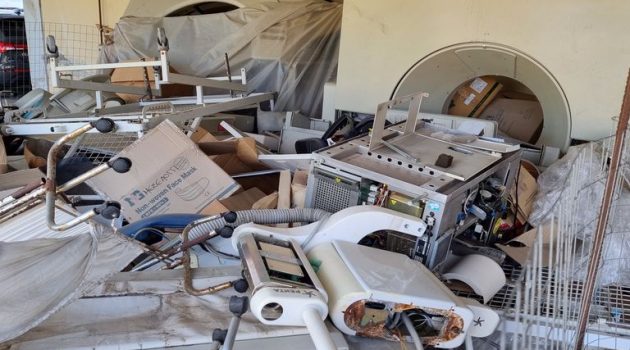 Μεσολόγγι: Απομάκρυνση και προώθηση προς ανακύκλωση παλαιού εξοπλισμού (Photos)