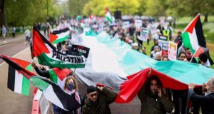 Μ. Βρετανία: Διαδήλωση στο Λονδίνο υπέρ των Παλαιστινίων