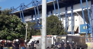 Αγρίνιο: Ισχυρή αστυνομική δύναμη έξω από το Γήπεδο του Παναιτωλικού…