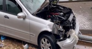 Αμφιλοχία: Τροχαίο ατύχημα χωρίς τραυματισμό (Video)