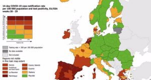 Χάρτης ECDC: «Κόκκινη» η χώρα – Ποιες περιοχές παραμένουν στο…