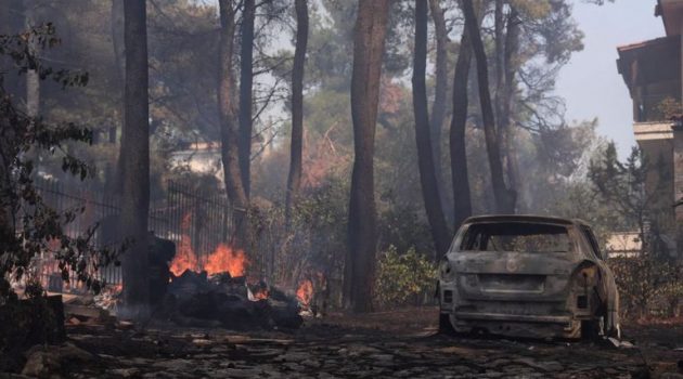 Χαρδαλιάς για φωτιά σε Σταμάτα και Ροδόπολη: «Πολλές διάσπαρτες εστίες» (Videos)