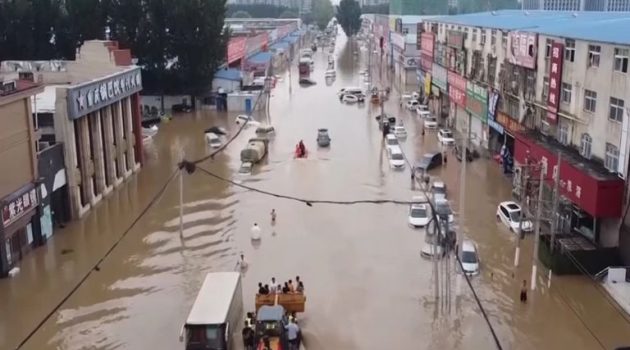 Κίνα: Καταστροφικές πλημμύρες (Video)