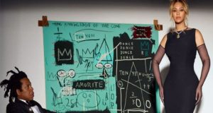 Πίνακας του Basquiat σε διαφήμιση με τους Beyoncé και Jay-Z