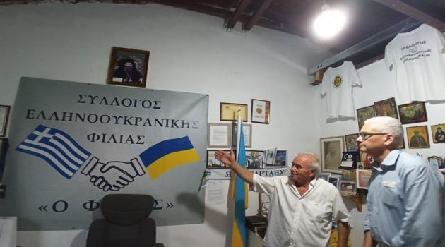 Συνάντηση του Φ. Ζαΐμη με τον Πρόεδρο του Συλλόγου Ελληνο-Ουκρανικής Φιλίας «Ο Φάρος»