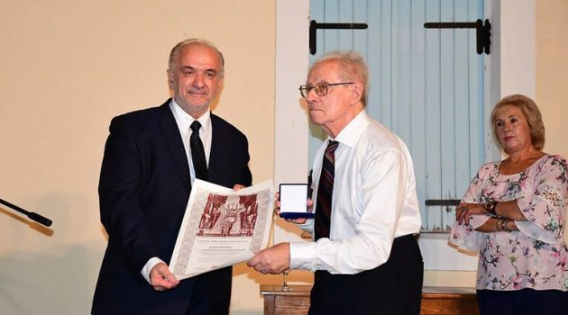 Μεσολόγγι: Με το Χρυσό Μετάλλιο αναγνωρίστηκε η προσφορά του Σ. Κωτσόπουλου (Photos)