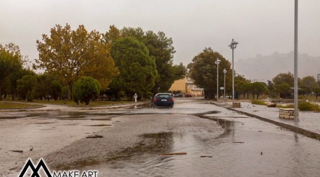 Έντονη βροχόπτωση και στον Αστακό (Photos)